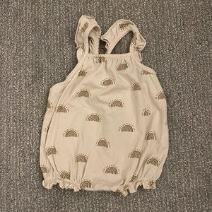 Rylee + Cru / Rainbow Romper, Size 0-3 month